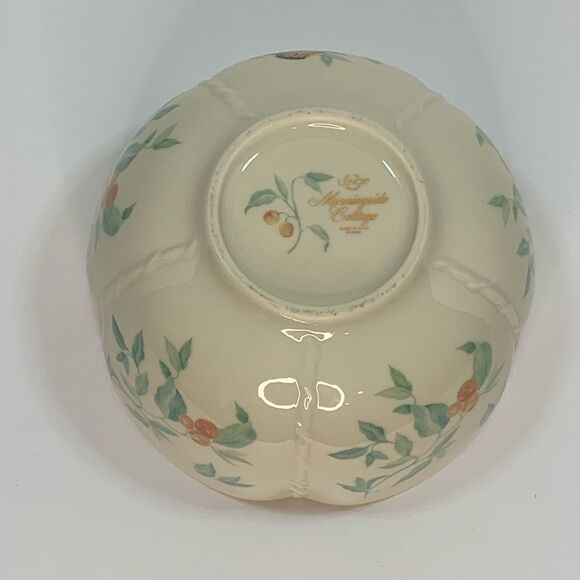 Lenox Morningside Cottage Serving Bowl NIB Cottagecore Gift - Picture 4 of 6